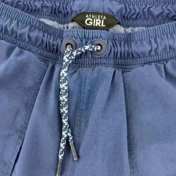 Athleta Girl Size XL Lined High Jump Jogger Blue Drawstring With Pockets - Picture 7 of 16
